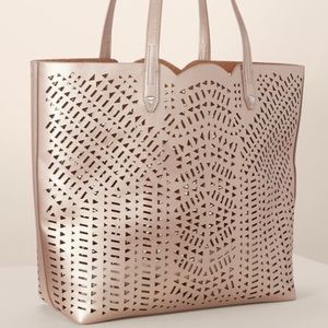 Chrome pink Stella & Dot bag